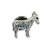 Jewelry : Vintage Democrat Donkey Lapel Pin, Sterling Silver and Marcasite