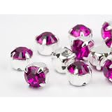 Eingefasste Chatons zum Aufn�hen von Swarovski Elements PP31 (Fuchsia), 100 St�ckvon "Swarovski"