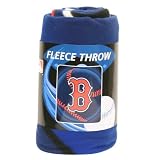 Boston Red Sox Classic Logo Lightweight Fleece Blanket (Measures 50" x 60")