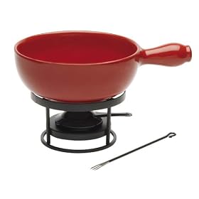 Buy Emile Henry Flame Top Fondue Set Red