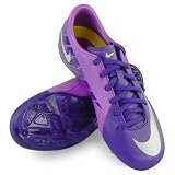 「ナイキ(nike) JR マーキュリアル ビクトリー 2 HG-B AF　パープル×メタリックラスター　ナイキ サッカースパイク 20.0」の画像