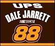NASCAR Racing Dale Jarrett 60X50 Race Day Blanket/Throw - Auto Racing Fan Shop