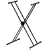 Keyboard stand, height adjustable 800-950mm, 350mm wide