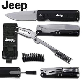 New Master Cutlery Jp-4018 Jeep 3.1 4ft Blade Multi Tool With 440 Stainless Steel Blade by