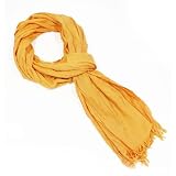 Orange Flame Wrinkles Fashion Scarf