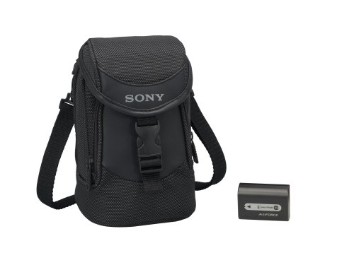 Sony ACC-FH50 Camcorder Accessory Kit for Compatible Sony Camcorders (Includes NP-FH50 Battery & LCS-VAC Case)