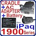HQRP USB Desktop Cradle Sync & Charger plus Replacement Battery for HP iPaq 1900 / 1910 / 1915 / 1930 / 1935 / 1940 / 1945 PDA Image