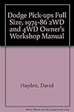 Dodge pick-ups owners workshop manual