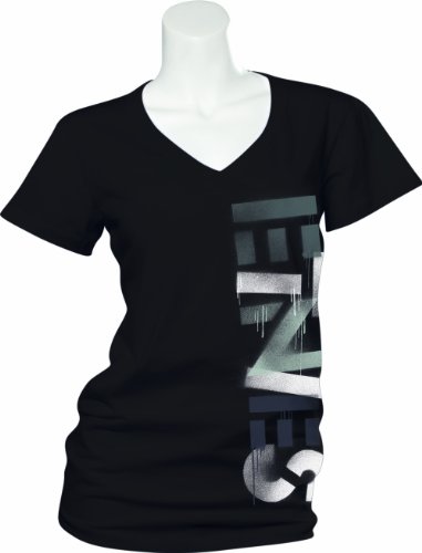 Etnies Damen T-Shirt All City V-neck, black, M, 4230001409 Preisvergleich