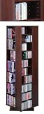 Cheap Leslie Dame High Capacity Spinning Multimedia Tower Walnut CD-1040W