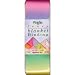 Wrights 117-798-002 Printed Single Fold Satin Blanket Binding, Rainbow, 4.75-Yard