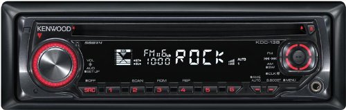 Kenwood KDC 138 AM FM CD Player Front AUX input