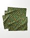 Coldwater Creek Ikat placements Green set