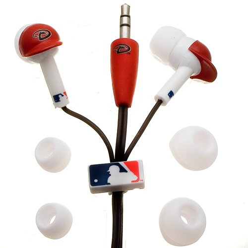 NEMO DIGITAL MLF10114AZ MLB Batting Helmet Earbuds Arizona Diamondbacks Style