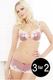 Per Una Styled 2 Tone Floral Lace Padded Bra