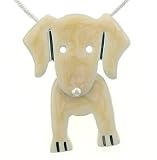 Golden Lab / Labrador Retriever Necklace w/ Swinging Legs!