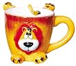 ZooBuds Lion Hand Painted 8 Ounce Mug