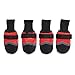 Guardian Gear Fleece-Lined Boots for Dogs, Medium, Red