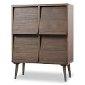 arne フラップ式扉キャビネット Bistro 90-2 ウォールナット