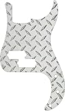 Sharp Concepts Aluminum P Bass Pickguard, Diamond Plate