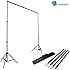 LimoStudio Photo Video Studio 10Ft Adjustable Muslin Background Backdrop Support System Stand, AGG1112