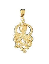 CleverEves 14K Gold Pendant Octopus 4.9 - Gram(s)