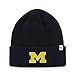 NCAA Michigan Wolverines '47 Raised Cuff Knit Hat, Navy, One Size