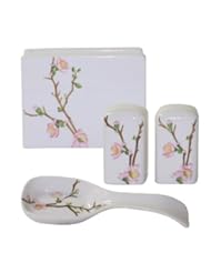 Kitchen: Corelle Cherry Blossom Completer Set - Jay Imports