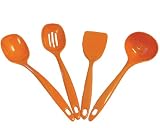 Calypso Basics Utensil Set of 4, Orange