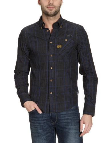 G-STAR Herren Freizeithemd NEW ARIZONA RIFLE SHIRT L/S - 83020, Gr. 56 (XXL), Blau (python Preisvergleich