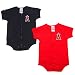 Los Angeles Angels of Anaheim 2-pack Newborn Creeper Set by Majestic Athletic