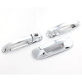 02-08 Dodge Ram 1500 (2 Doors) Chrome Door Handle & Tailgate Covers by EZ Motoring