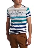 J.C. Rags Men's Broken Chain Stripe Tee