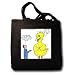 Rich Diesslins Funny Religious Light Cartoons - Big Bird Reject for Adult Christian Education - Tote Bags