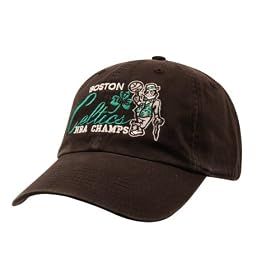 Boston Celtics 17-Time NBA Champs Clean-Up Adjustable Baseball Cap (Black)