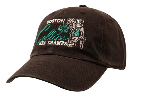 Buy Boston Celtics 17-Time NBA Champs Clean-Up Adjustable Baseball Cap (Black) by Twins Enterprise, Inc.