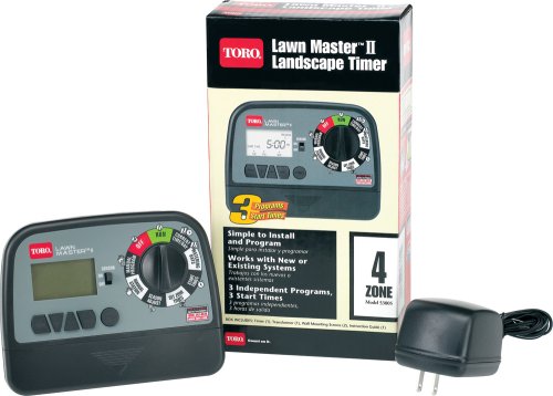 Toro Lawn Master II 4 Zone Landscape Sprinkler System Water Timer #53805