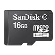 SanDisk 16 GB microSDHC Flash Memory Card SDSDQ-016G (Bulk Packaging) - Class 2
