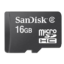 SanDisk 16 GB Class 2 microSDHC Flash Memory Card
