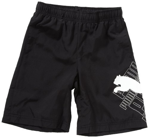 PUMA Jungen Hose Cat Bermudas, black, 152, 819495 01 Preisvergleich