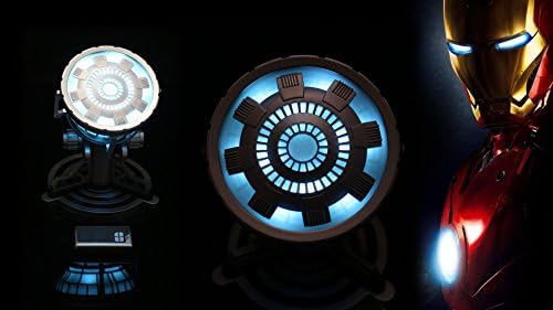 1:1 scale Iron Man Arc Reactor with LED Light Iron Man 3 Mark 43 MK43 PVC Action Figure Toy