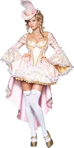 InCharacter Costumes Vixen Of Versailles, Pink/White, Large