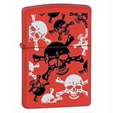 41q1HQVo4TL. SL160  Red Matte, Skull & Crossbones ZI24471