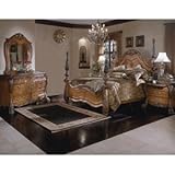 Athena 5-pc King Bedroom Set Bed, 2 Nightstands, Dresser and Mirror