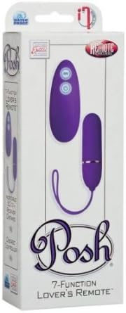 California Exotic Novelties Posh 7-function Lover's Remote, Purple