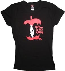 Emily the Strange juniors women's Rotten Core shirt Black