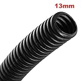 uxcell チューブ　コルゲートチューブ　ケーブル　16mm外径 12mm内径 4.8M長さ