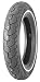 Dunlop D402 Harley-Davidson Whitewall Rear Tire - MT90B-16/White Stripe