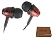Pyle PIEHWD80DK Woodbud Real Wood In-Ear Earbud Stereo Headphones (Dark Wood)