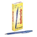 Ballpoint Pen, Refillable, Fine Point, Blue Ink/Barrel, Sold as 1 dozen